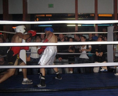 Johnny punching Dmitry Johnny punching Dmitry