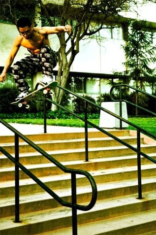 Johnny skateboarding Johnny skateboarding