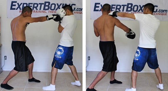 right hand counter 6 block and left hook right hand counter 6 block and left hook