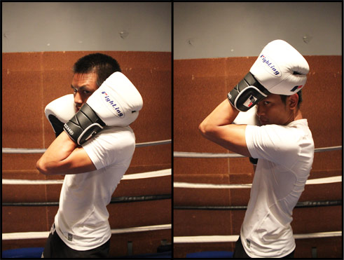 inside forearm parry