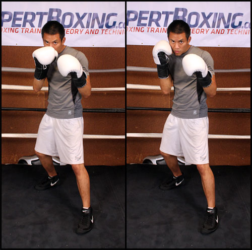 Right hand placement VS southpaw